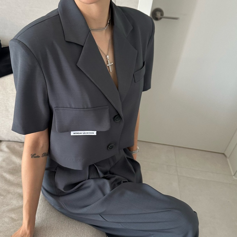 SOUIT東大門直郵女士新品26春夏人氣時尚休閑熱賣推薦夾克SOUIT by mabel-L夾克