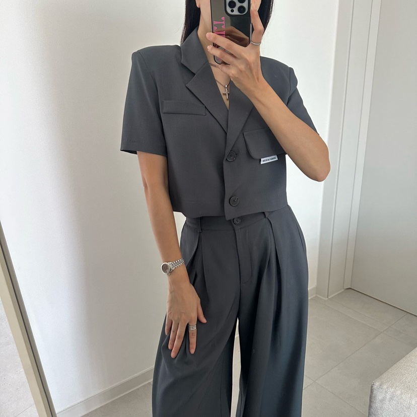 SOUIT東大門直郵女士新品26春夏人氣時尚休閑熱賣推薦夾克SOUIT by mabel-L夾克