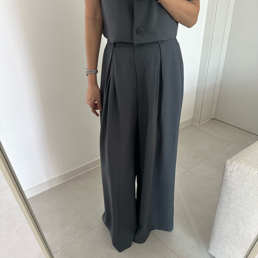 SOUIT韓國直郵女裝新品時尚休閑職業26春夏真品推薦休閑褲SOUIT by mabel-L休閑褲