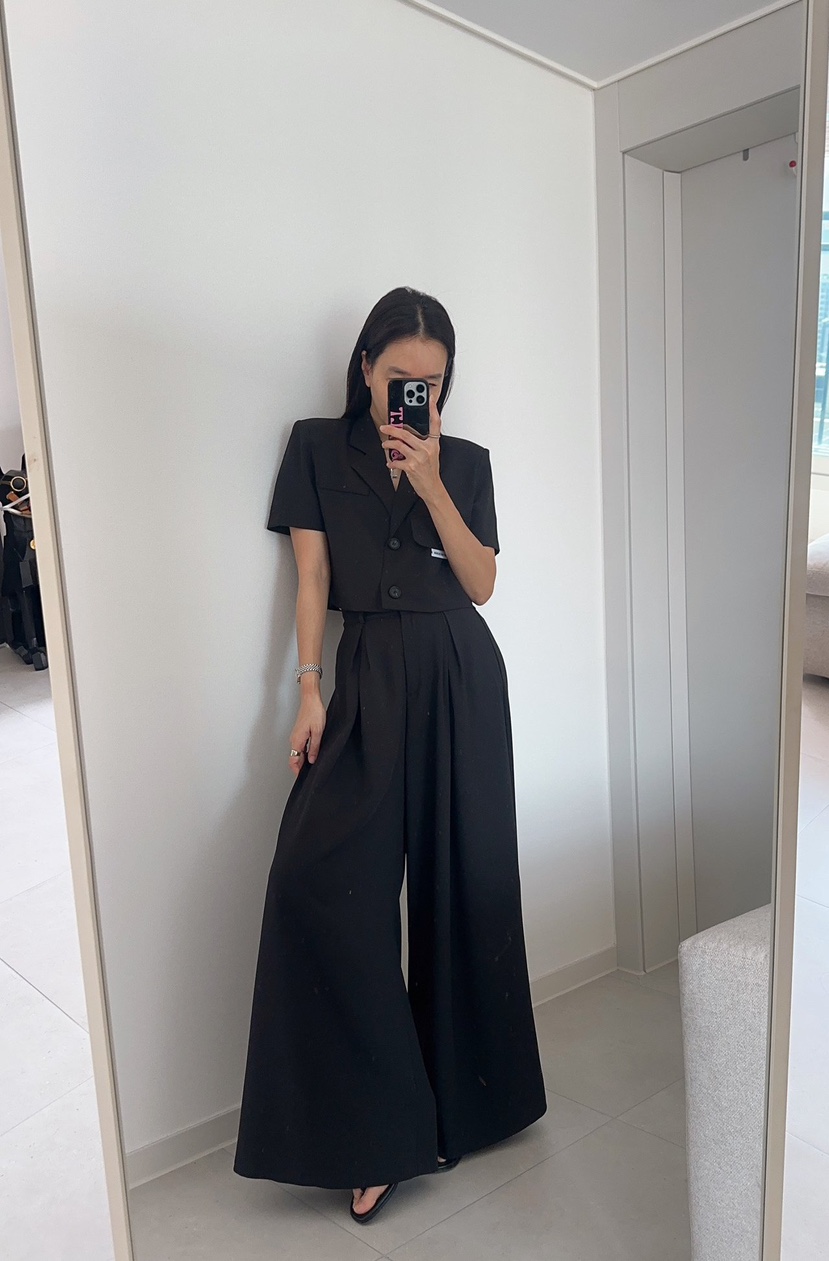 SOUIT韓國直郵女裝新品時尚休閑職業26春夏真品推薦休閑褲SOUIT by mabel-L休閑褲