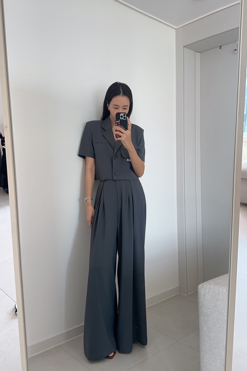 SOUIT韓國直郵女裝新品時尚休閑職業26春夏真品推薦休閑褲SOUIT by mabel-L休閑褲