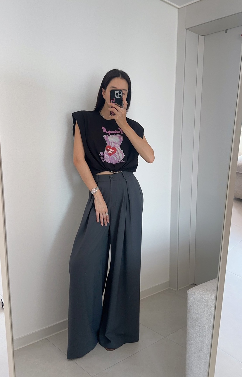 SOUIT韓國直郵女裝新品時尚休閑職業26春夏真品推薦休閑褲SOUIT by mabel-L休閑褲