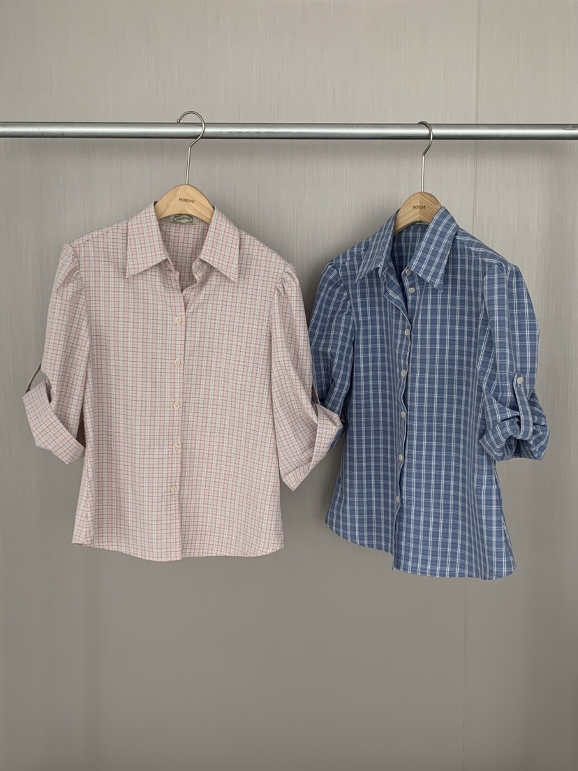 MOVENNE韓國直郵女裝新品休閑真品26春夏人氣熱賣襯衫蕾絲衫MOVENNE襯衫/蕾絲衫