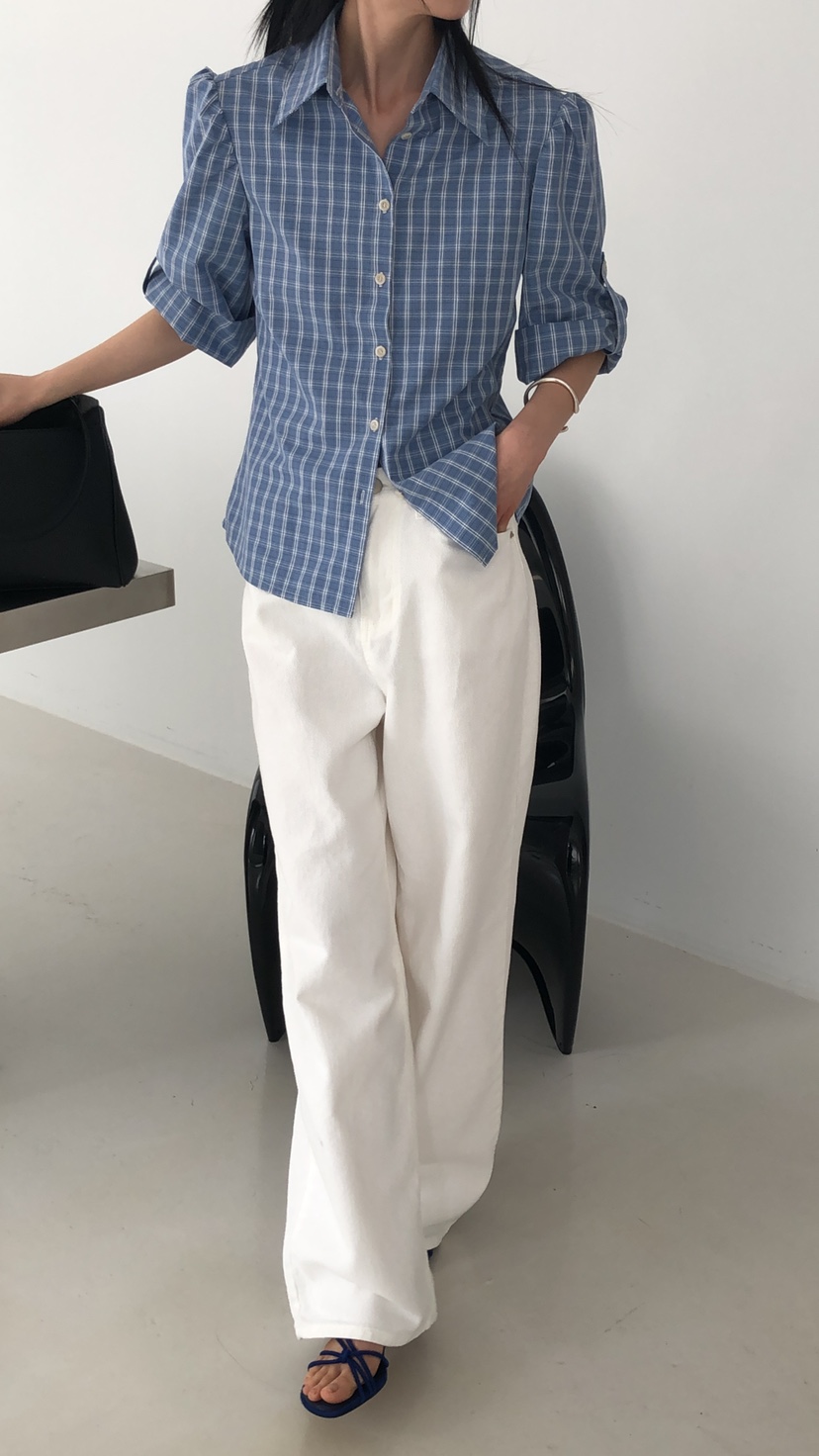 MOVENNE韓國直郵女裝新品休閑真品26春夏人氣熱賣襯衫蕾絲衫MOVENNE襯衫/蕾絲衫