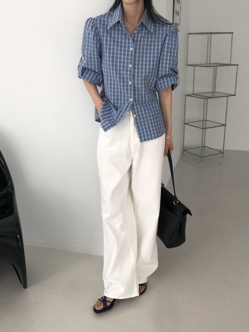 MOVENNE韓國直郵女裝新品休閑真品26春夏人氣熱賣襯衫蕾絲衫MOVENNE襯衫/蕾絲衫