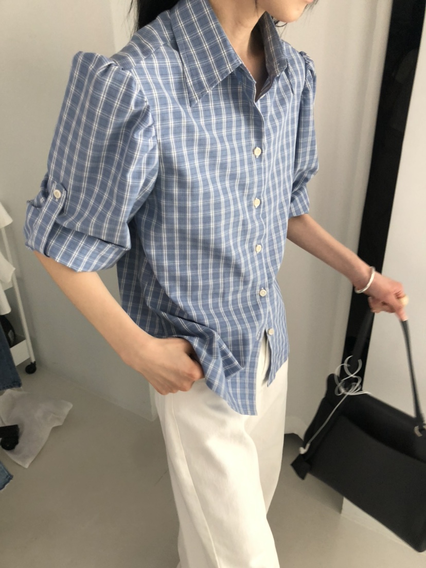 MOVENNE韓國直郵女裝新品休閑真品26春夏人氣熱賣襯衫蕾絲衫MOVENNE襯衫/蕾絲衫