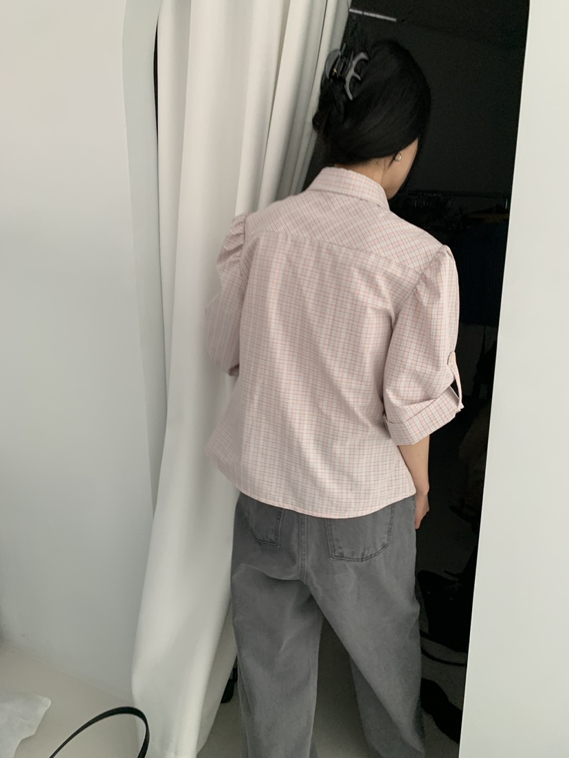 MOVENNE韓國直郵女裝新品休閑真品26春夏人氣熱賣襯衫蕾絲衫MOVENNE襯衫/蕾絲衫