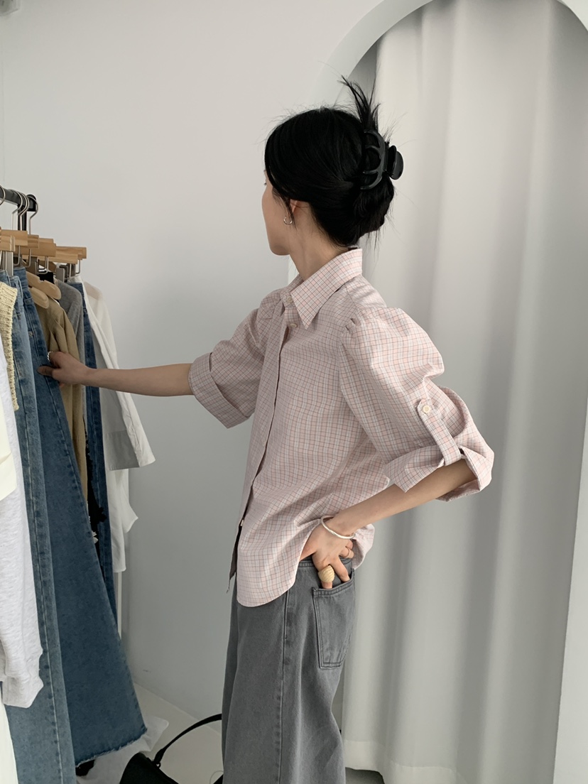 MOVENNE韓國直郵女裝新品休閑真品26春夏人氣熱賣襯衫蕾絲衫MOVENNE襯衫/蕾絲衫