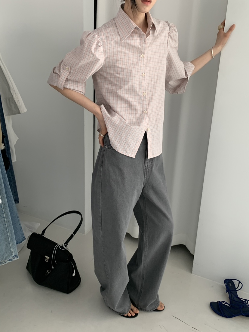 MOVENNE韓國直郵女裝新品休閑真品26春夏人氣熱賣襯衫蕾絲衫MOVENNE襯衫/蕾絲衫