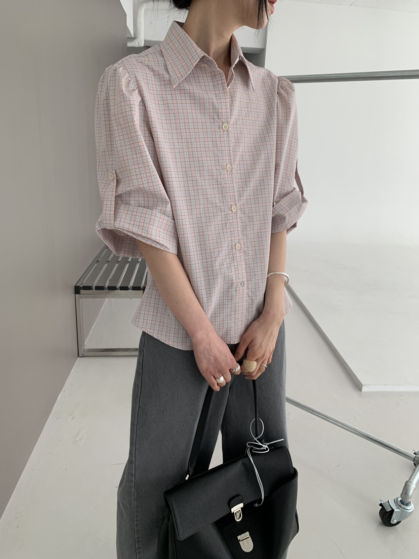 MOVENNE韓國直郵女裝新品休閑真品26春夏人氣熱賣襯衫蕾絲衫MOVENNE襯衫/蕾絲衫