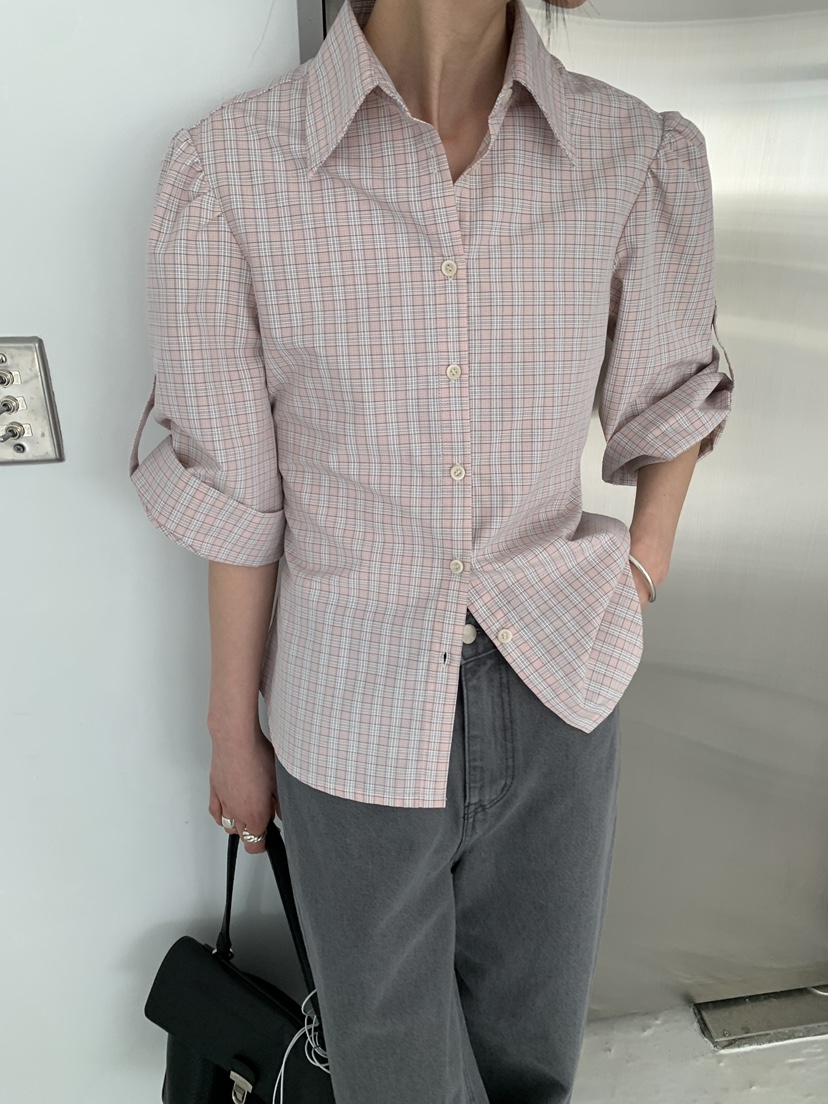 MOVENNE韓國直郵女裝新品休閑真品26春夏人氣熱賣襯衫蕾絲衫MOVENNE襯衫/蕾絲衫