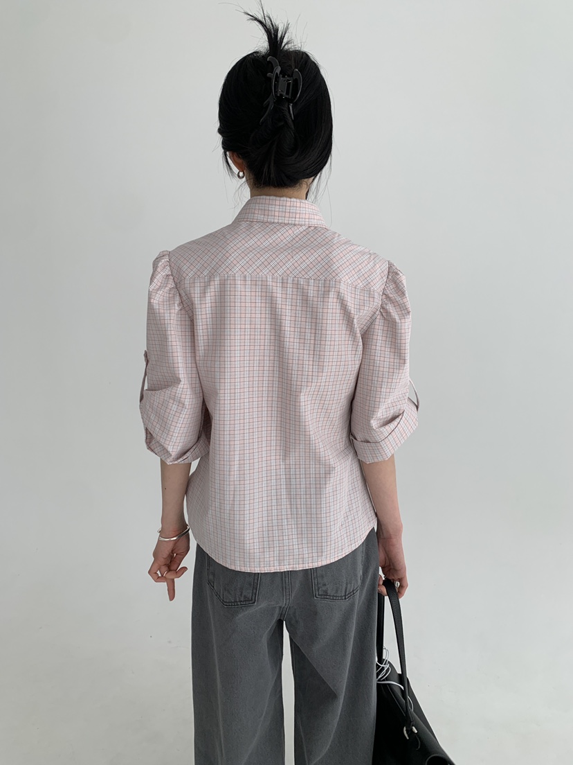 MOVENNE韓國直郵女裝新品休閑真品26春夏人氣熱賣襯衫蕾絲衫MOVENNE襯衫/蕾絲衫