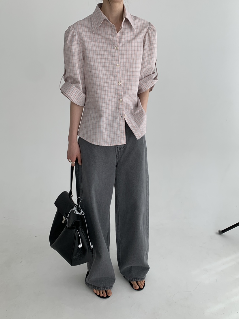 MOVENNE韓國直郵女裝新品休閑真品26春夏人氣熱賣襯衫蕾絲衫MOVENNE襯衫/蕾絲衫