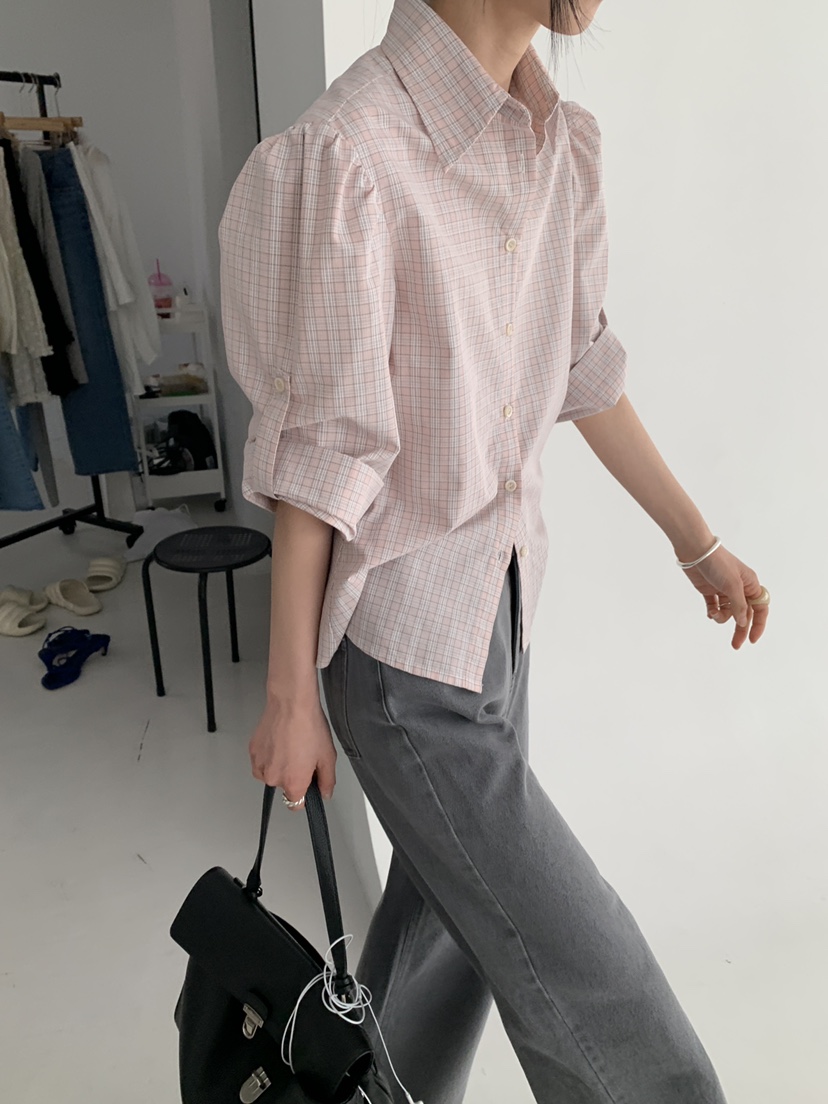 MOVENNE韓國直郵女裝新品休閑真品26春夏人氣熱賣襯衫蕾絲衫MOVENNE襯衫/蕾絲衫