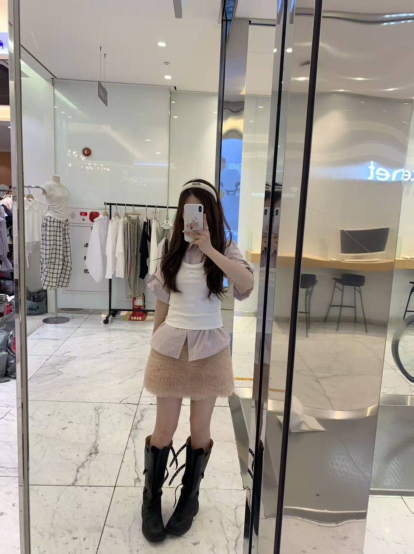 MOVENNE韓國直郵女裝新品休閑真品26春夏人氣熱賣襯衫蕾絲衫MOVENNE襯衫/蕾絲衫