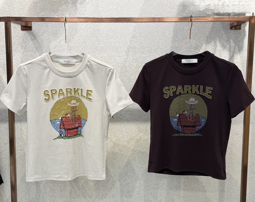 SYMBOL東大門實拍女士新款人氣推薦時尚真品休閑26春夏T恤SYMBOLT恤