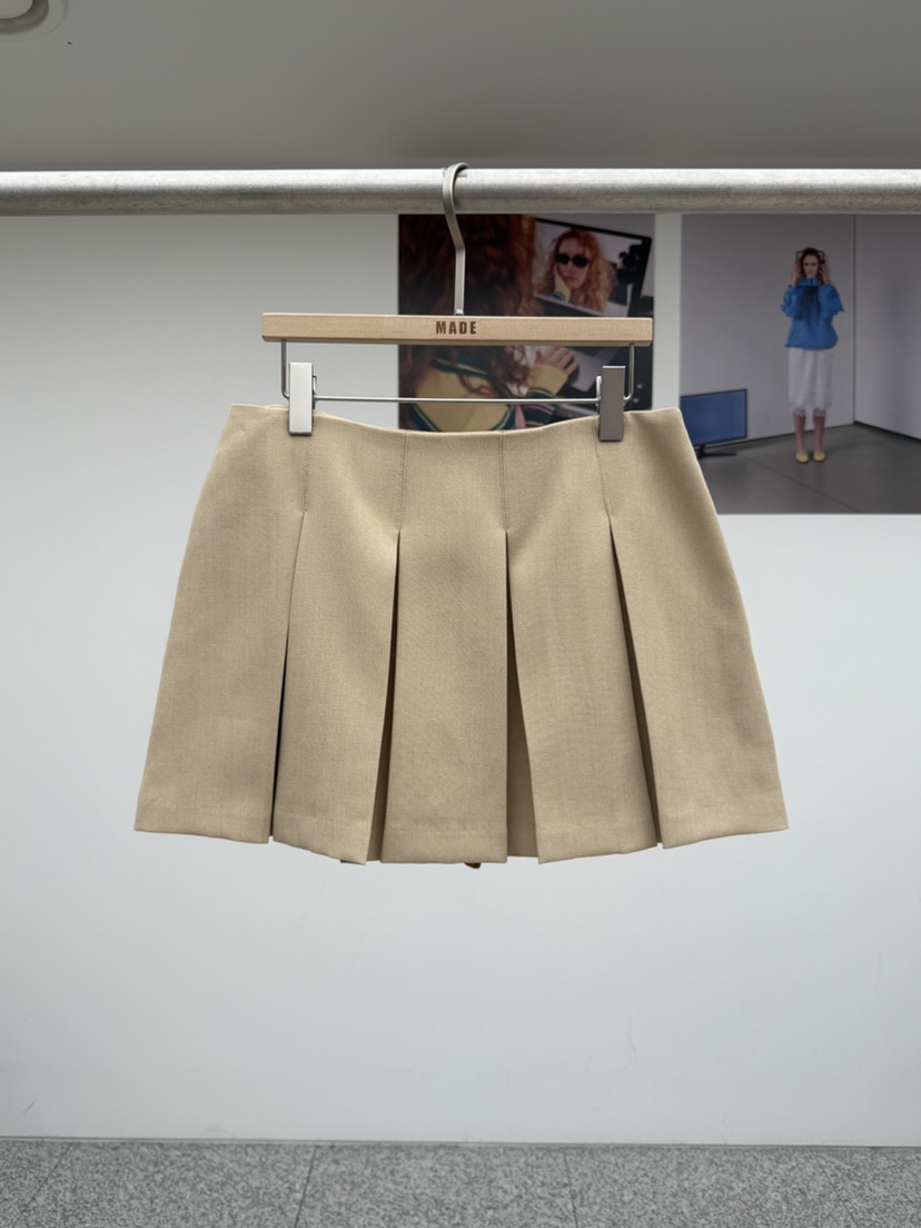 MADE-P韓國直郵女士新款休閑26春夏人氣時尚真品職業短裙MADE-P短裙圖色1