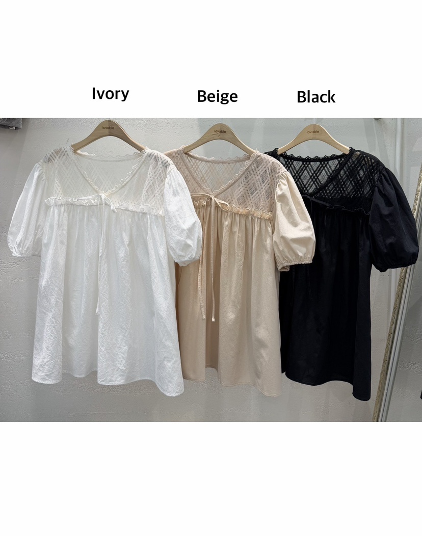 LOVABLE韓國直郵女裝新款推薦休閑人氣真品職業襯衫蕾絲衫LOVABLE襯衫/蕾絲衫