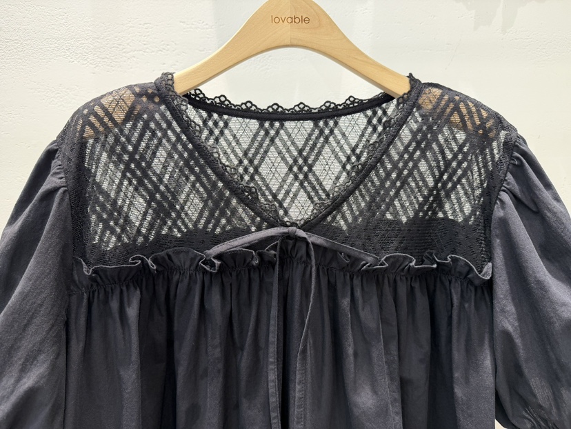 LOVABLE韓國直郵女裝新款推薦休閑人氣真品職業襯衫蕾絲衫LOVABLE襯衫/蕾絲衫