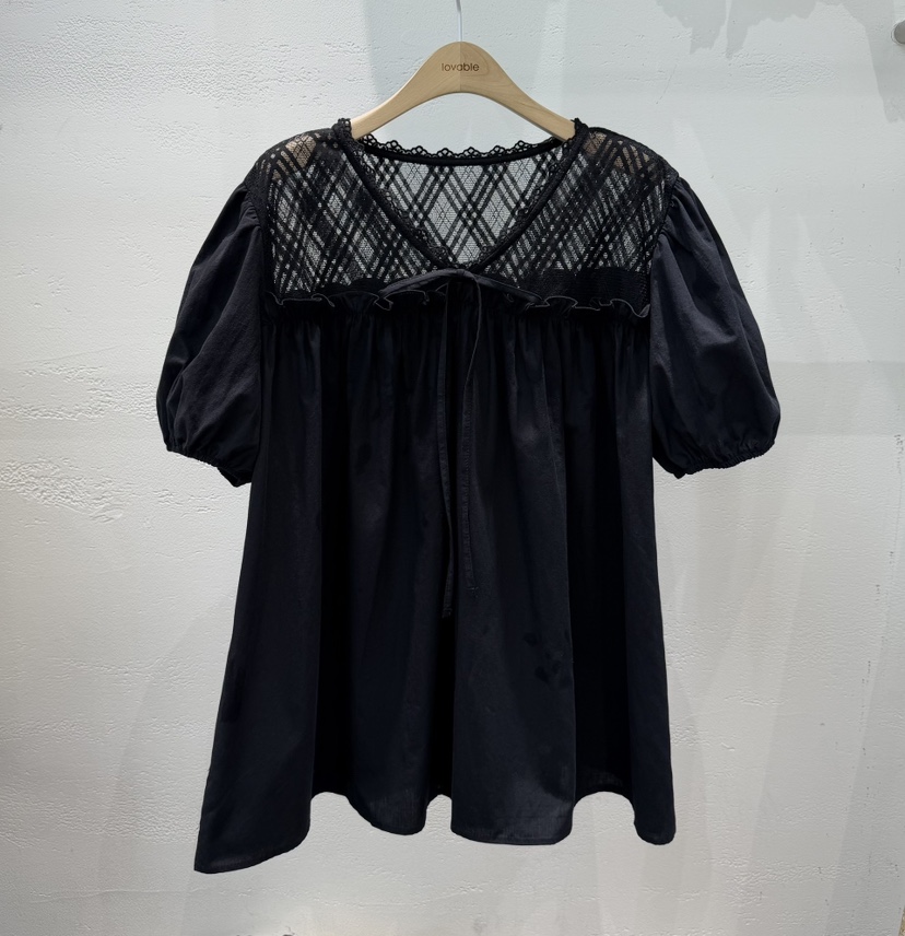 LOVABLE韓國直郵女裝新款推薦休閑人氣真品職業襯衫蕾絲衫LOVABLE襯衫/蕾絲衫圖色3