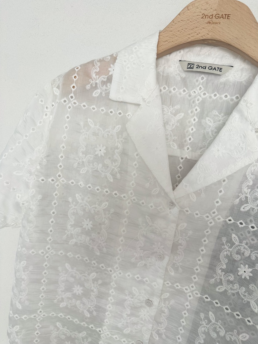 2ND GATE東大門代購女裝新品人氣推薦休閑熱賣襯衫蕾絲衫2ND GATE襯衫/蕾絲衫