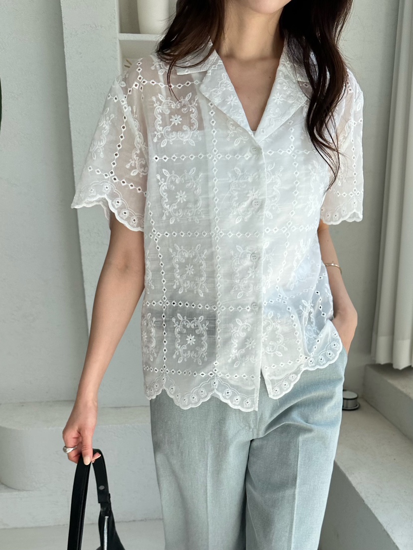 2ND GATE東大門代購女裝新品人氣推薦休閑熱賣襯衫蕾絲衫2ND GATE襯衫/蕾絲衫