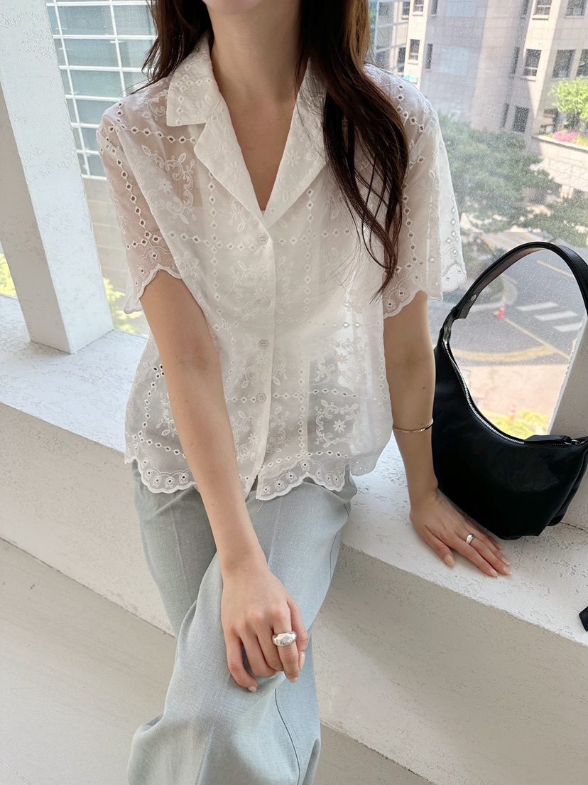 2ND GATE東大門代購女裝新品人氣推薦休閑熱賣襯衫蕾絲衫2ND GATE襯衫/蕾絲衫