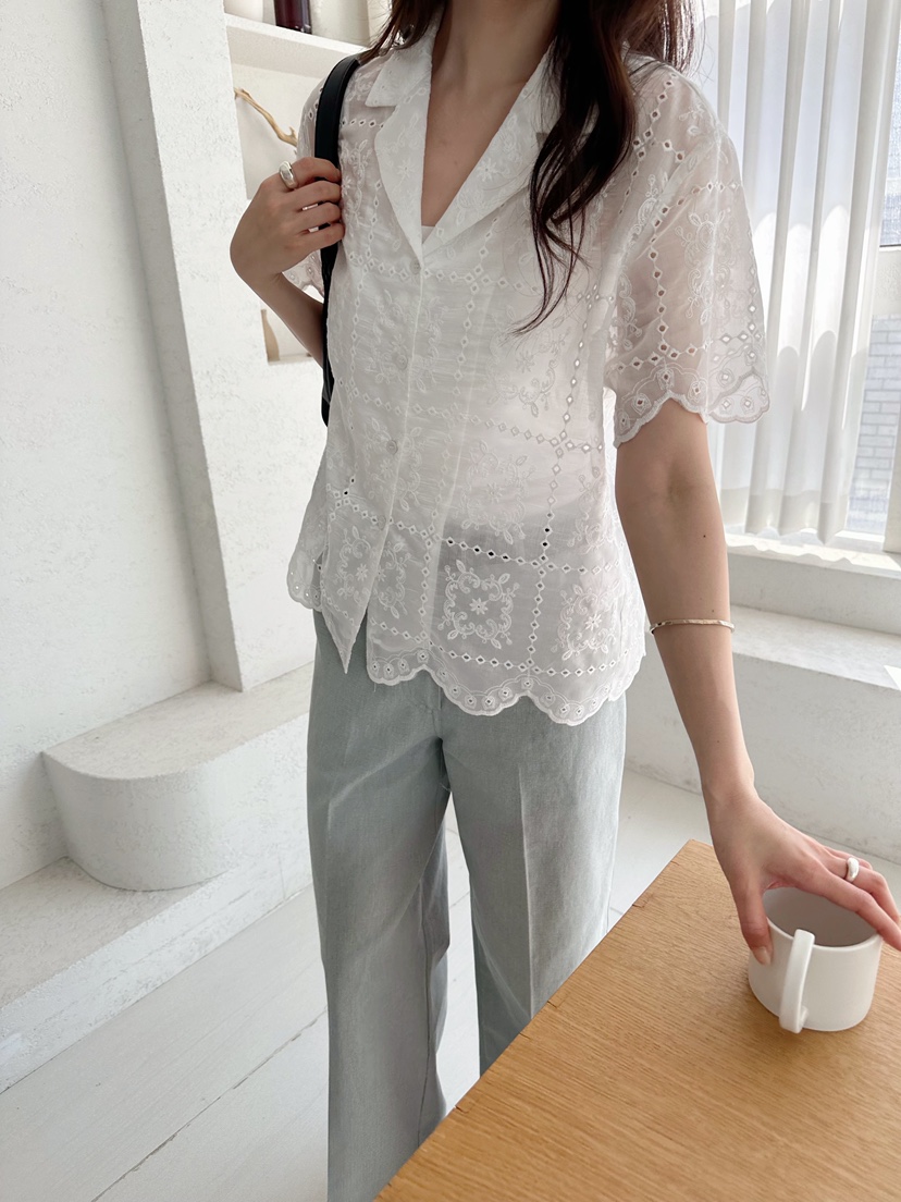 2ND GATE東大門代購女裝新品人氣推薦休閑熱賣襯衫蕾絲衫2ND GATE襯衫/蕾絲衫