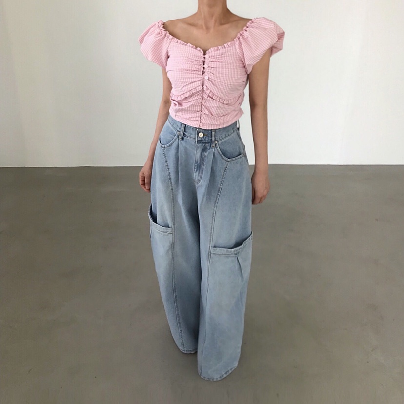 2TWO MOON韓國直郵女裝新款人氣推薦時尚職業襯衫蕾絲衫2TWO MOON襯衫/蕾絲衫