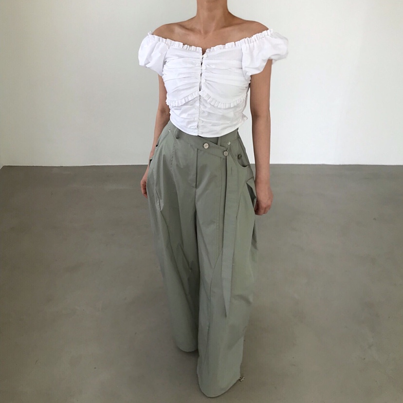 2TWO MOON韓國直郵女裝新款人氣推薦時尚職業襯衫蕾絲衫2TWO MOON襯衫/蕾絲衫