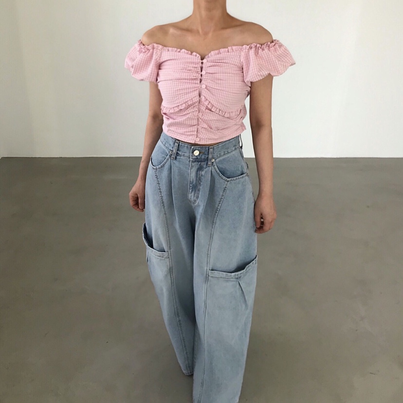 2TWO MOON韓國直郵女裝新款人氣推薦時尚職業襯衫蕾絲衫2TWO MOON襯衫/蕾絲衫圖色1