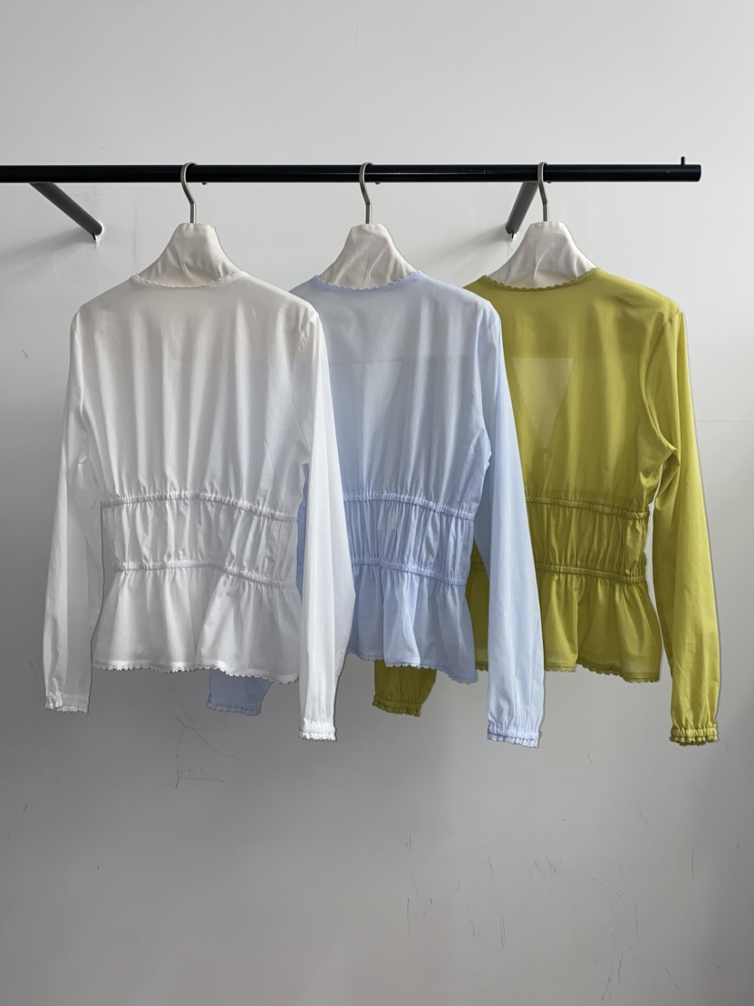 ARBOL東大門代購女士新品時尚26春夏職業襯衫蕾絲衫亞麻布ARBOL襯衫/蕾絲衫