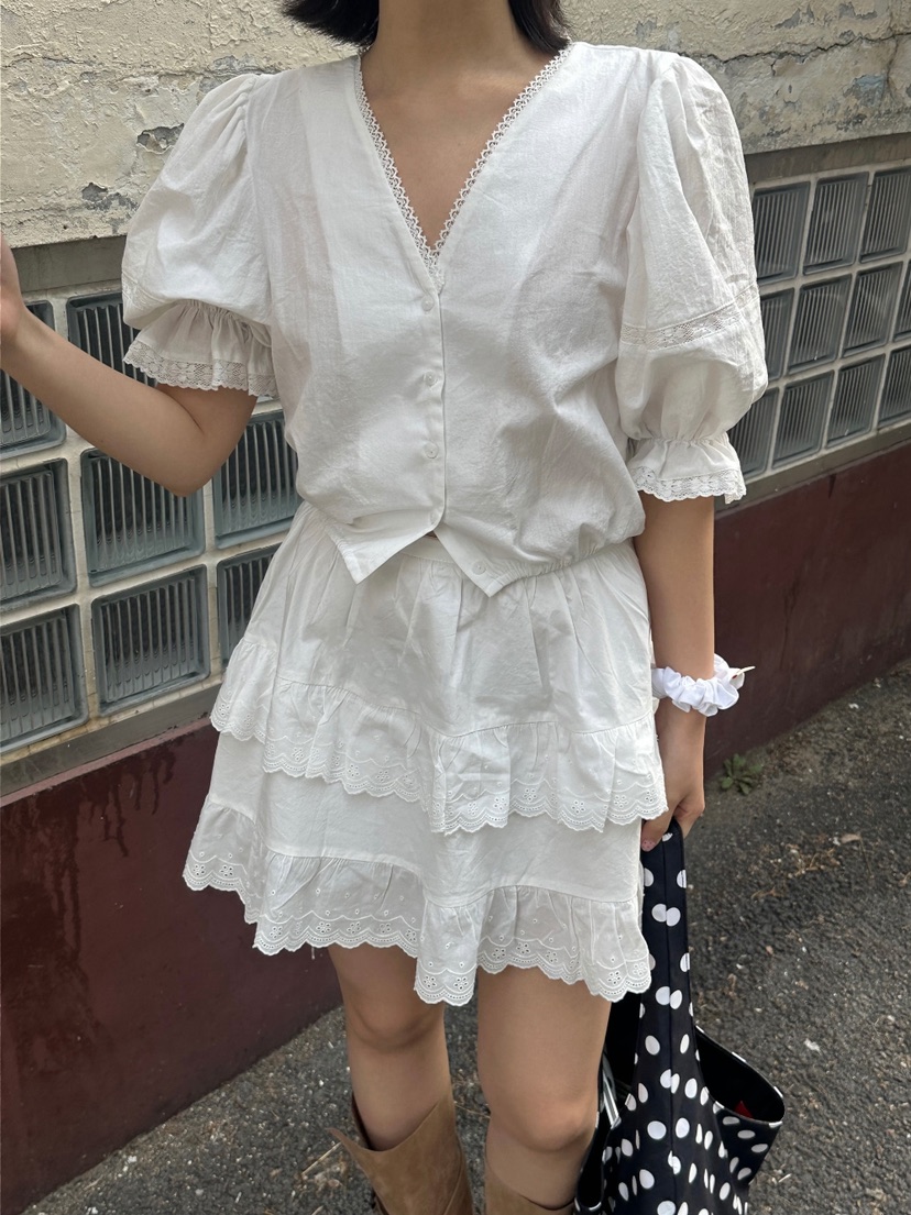 LETAILOR東大門直郵女裝新品休閑真品時尚26春夏襯衫蕾絲衫LETAILOR襯衫/蕾絲衫