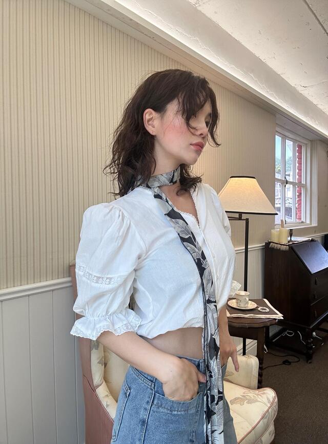 LETAILOR東大門直郵女裝新品休閑真品時尚26春夏襯衫蕾絲衫LETAILOR襯衫/蕾絲衫