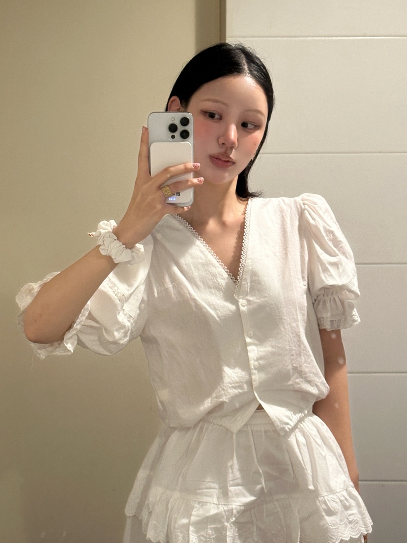 LETAILOR東大門直郵女裝新品休閑真品時尚26春夏襯衫蕾絲衫LETAILOR襯衫/蕾絲衫圖色1