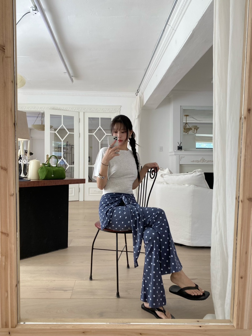 OUPPT東大門代購女士新品26春夏職業真品推薦熱賣人氣休閑褲OUPPT休閑褲