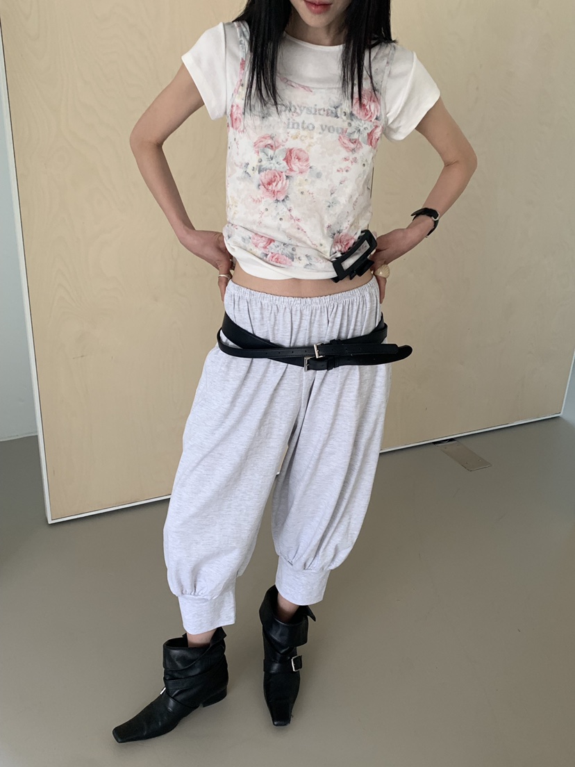 VAARA韓國代購女裝新品人氣真品熱賣推薦時尚休閑褲不含腰帶VAARA休閑褲