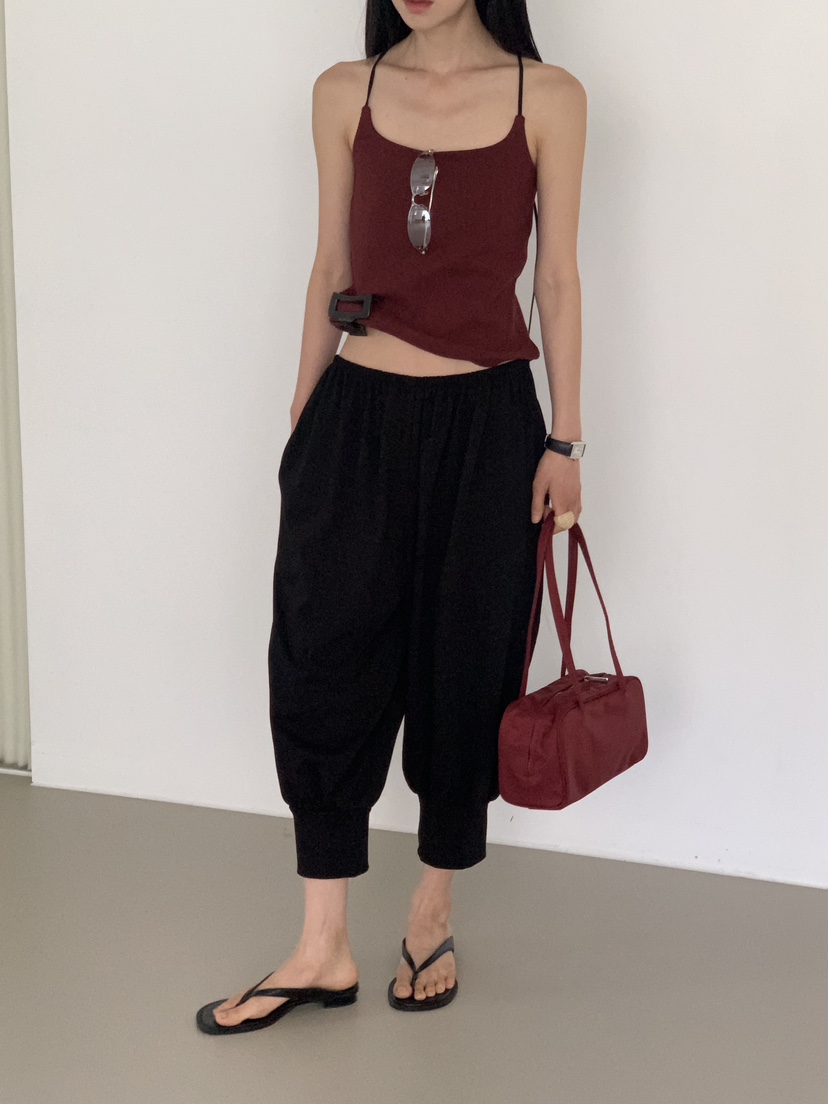 VAARA韓國代購女裝新品人氣真品熱賣推薦時尚休閑褲不含腰帶VAARA休閑褲