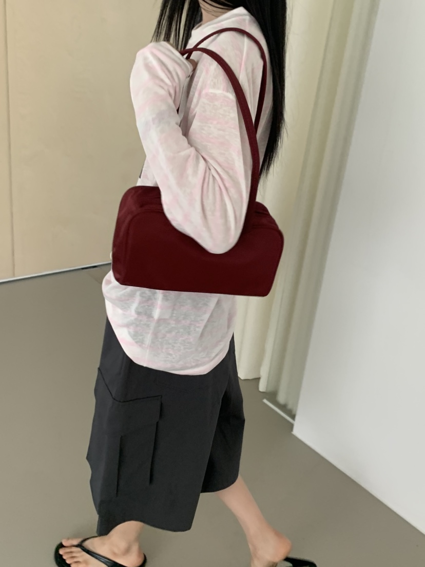 VAARA東大門代購女士新品時尚26春夏真品休閑單肩斜跨包尼龍VAARA單肩/斜跨包