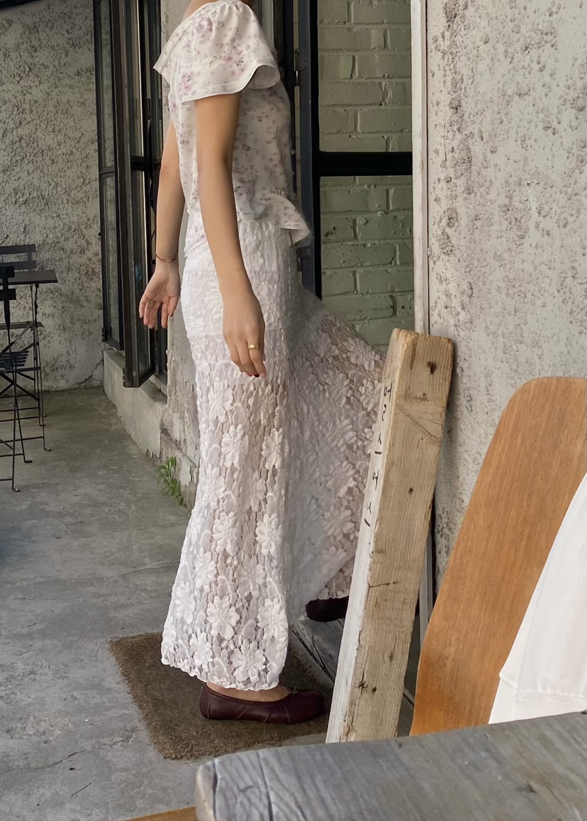 OUPPT東大門實拍女裝新款時尚休閑熱賣26春夏真品推薦長裙OUPPT長裙