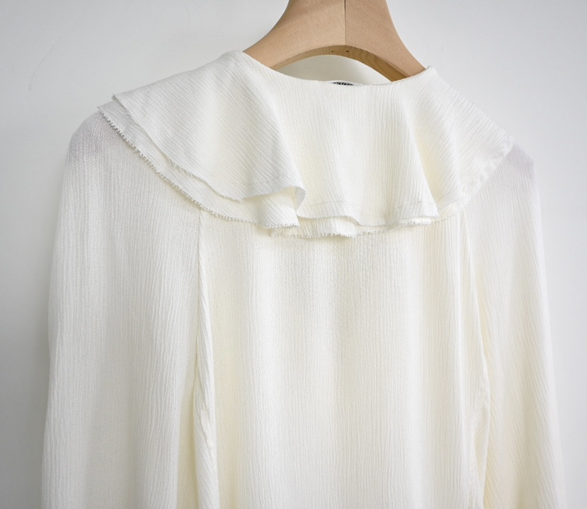 OP PER東大門代購女士新款推薦休閑26春夏真品襯衫蕾絲衫OPPER-simplebeige襯衫/蕾絲衫