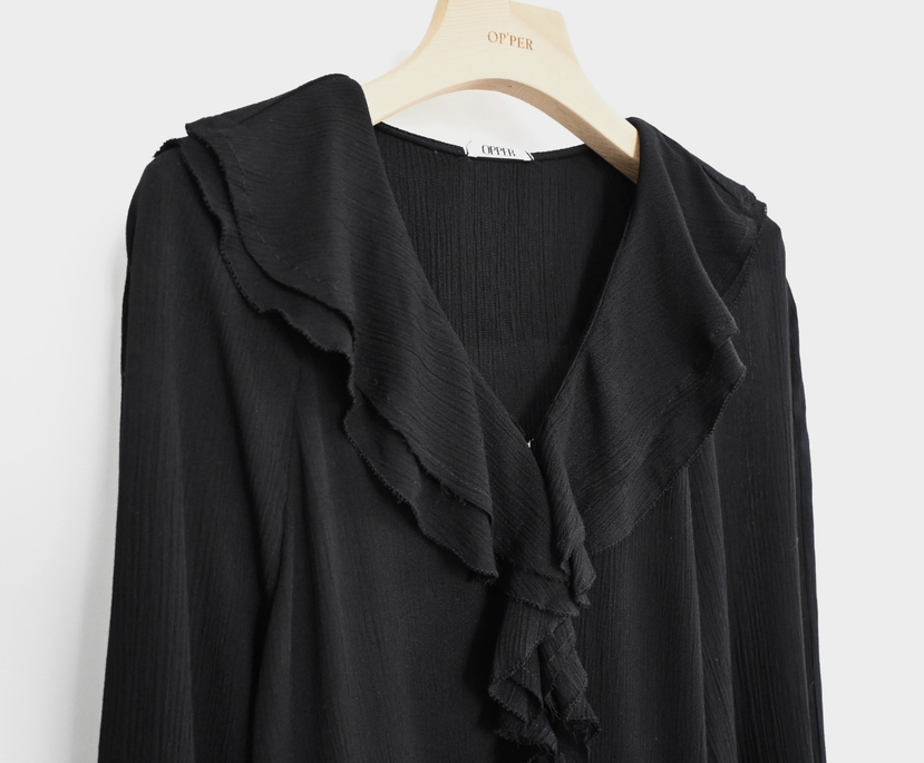 OP PER東大門代購女士新款推薦休閑26春夏真品襯衫蕾絲衫OPPER-simplebeige襯衫/蕾絲衫