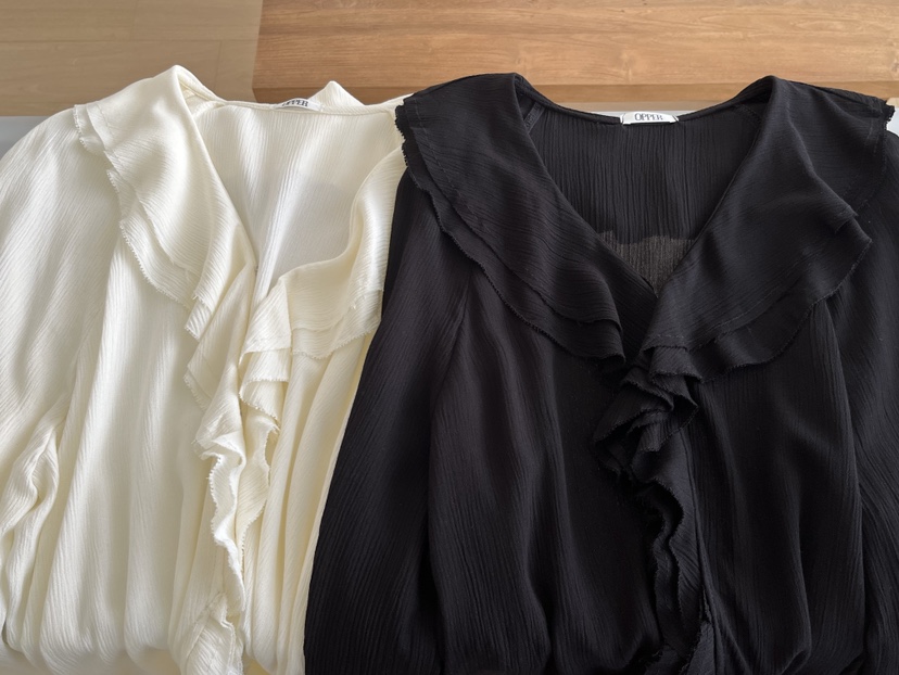 OP PER東大門代購女士新款推薦休閑26春夏真品襯衫蕾絲衫OPPER-simplebeige襯衫/蕾絲衫