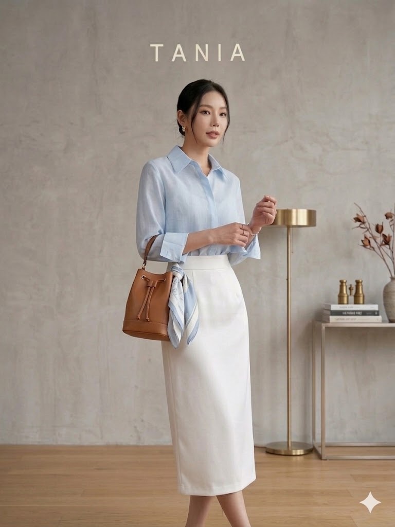 TANIA東大門實拍女士新款熱賣真品26春夏推薦人氣襯衫蕾絲衫TANIA襯衫/蕾絲衫