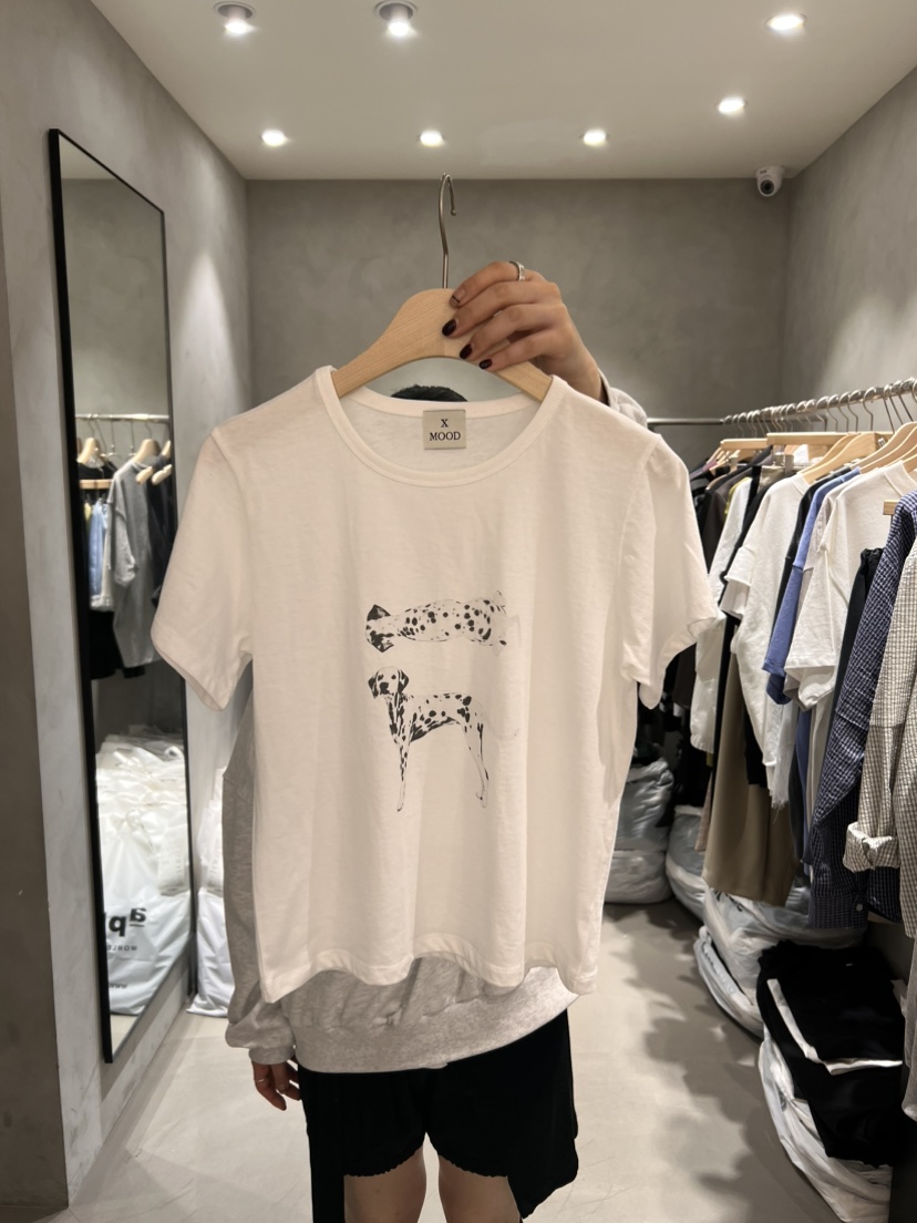 X-MOOD東大門代購女士新品時尚真品休閑推薦職業26春夏T恤X-MOODT恤圖色1