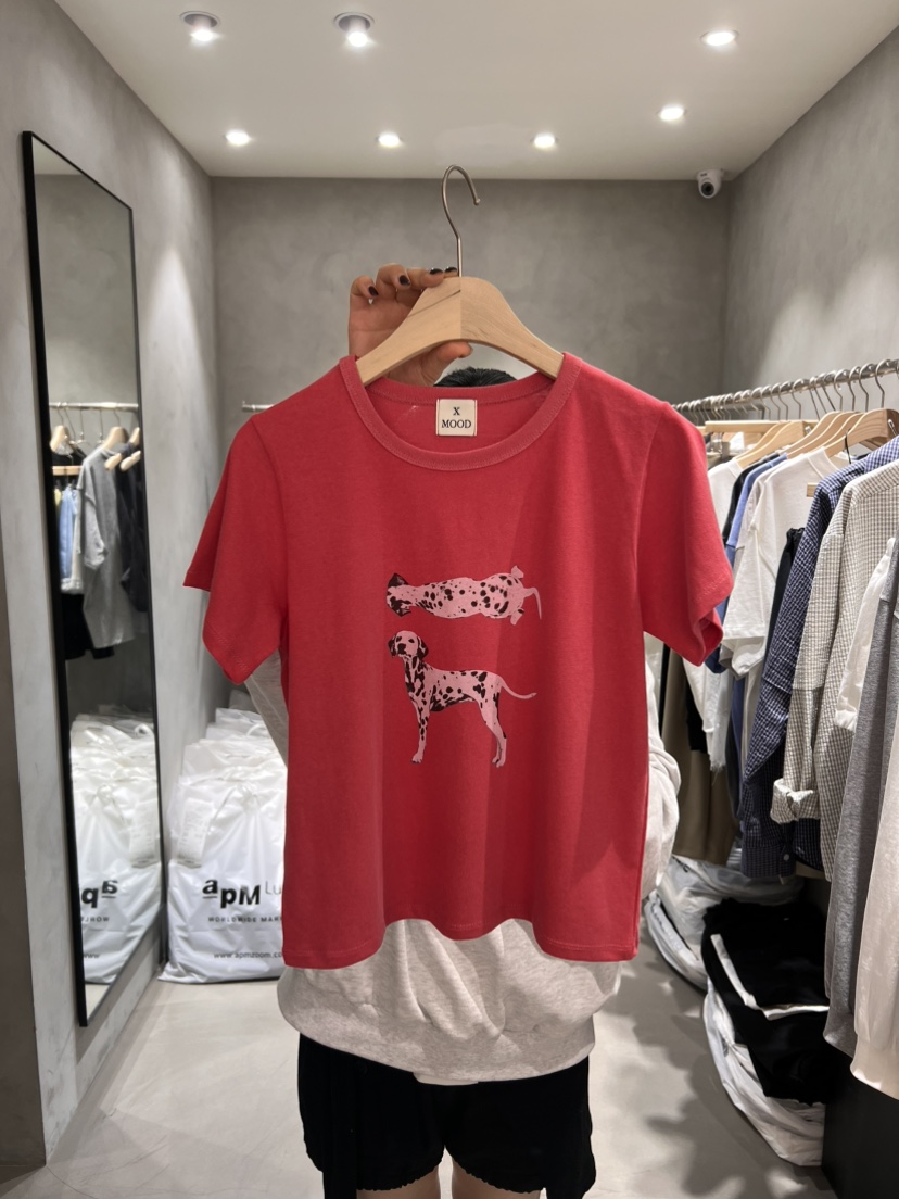 X-MOOD東大門代購女士新品時尚真品休閑推薦職業26春夏T恤X-MOODT恤圖色3