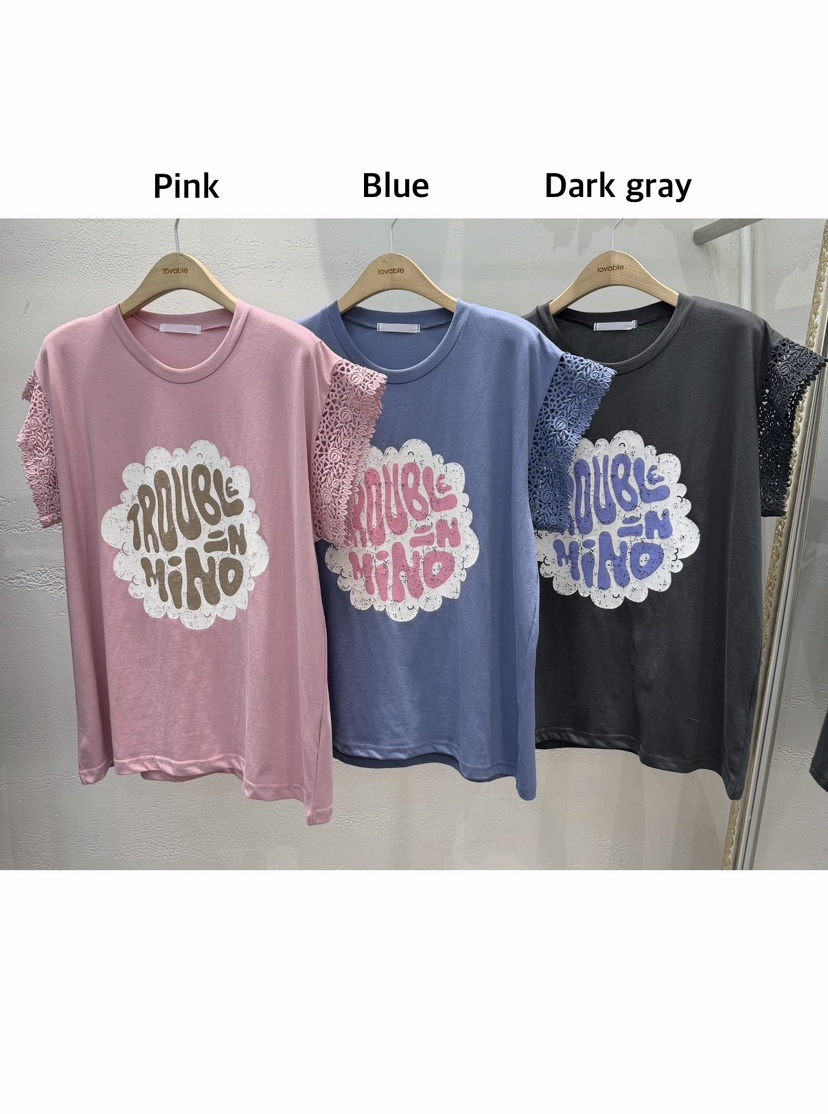 LOVABLE東大門代購女裝新品職業熱賣休閑人氣時尚26春夏T恤LOVABLET恤