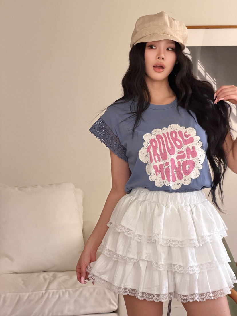 LOVABLE東大門代購女裝新品職業熱賣休閑人氣時尚26春夏T恤LOVABLET恤