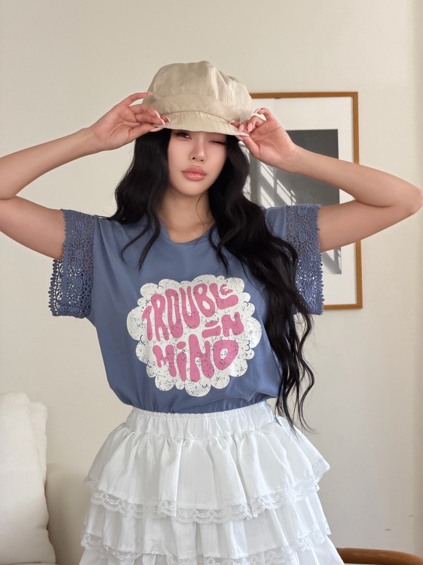 LOVABLE東大門代購女裝新品職業熱賣休閑人氣時尚26春夏T恤LOVABLET恤