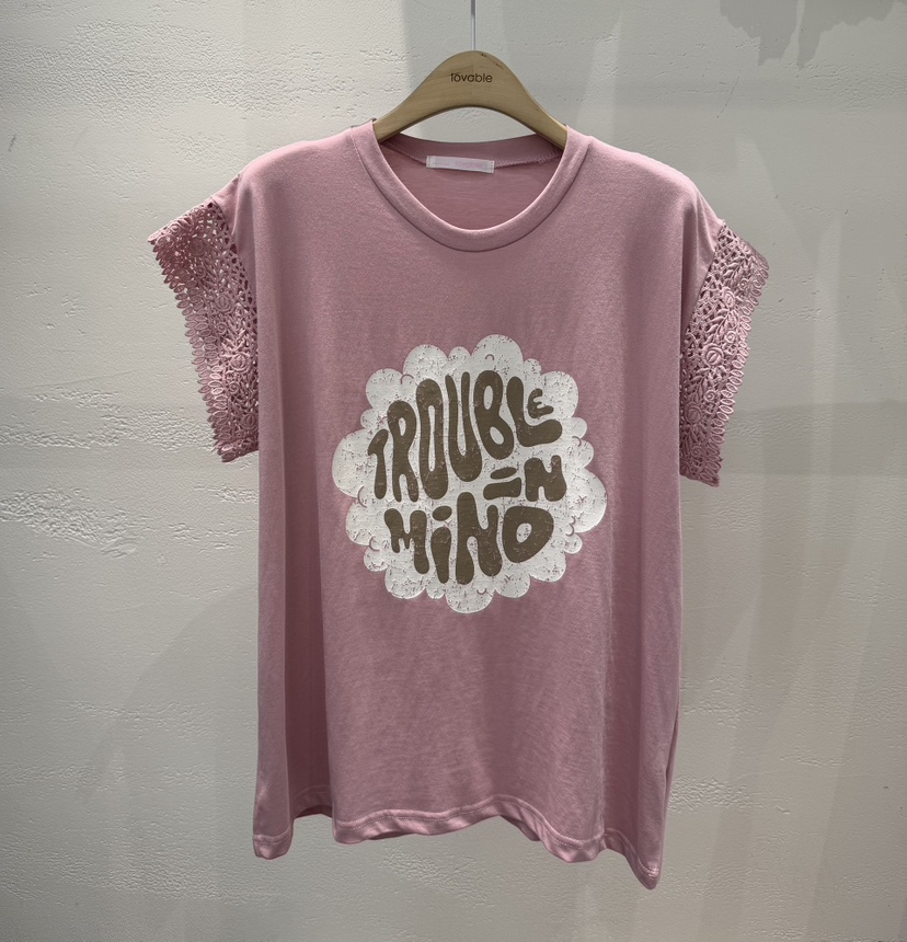 LOVABLE東大門代購女裝新品職業熱賣休閑人氣時尚26春夏T恤LOVABLET恤圖色1